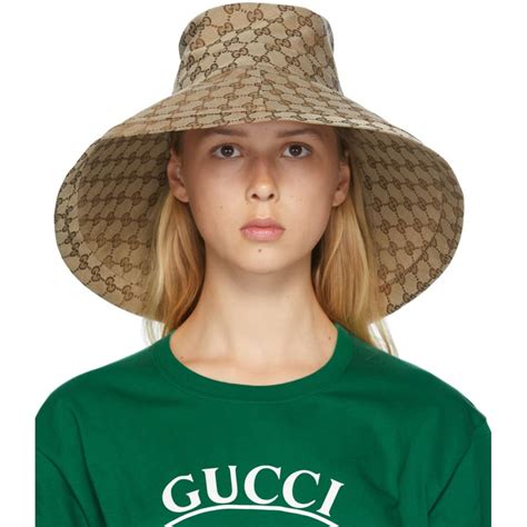 gucci hat women beach hat|Gucci hats women official website.